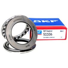 Підшипник кульковий упорний 51106 SKF 8106
